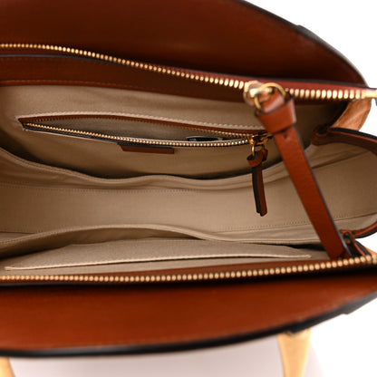 Chloe Calfskin Suede Medium Pixie Bag Saffron Red 5 of 10