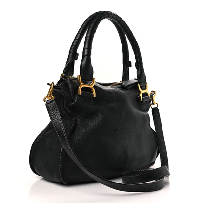 Chloe Calfskin Small Marcie Satchel Black 3 of 9