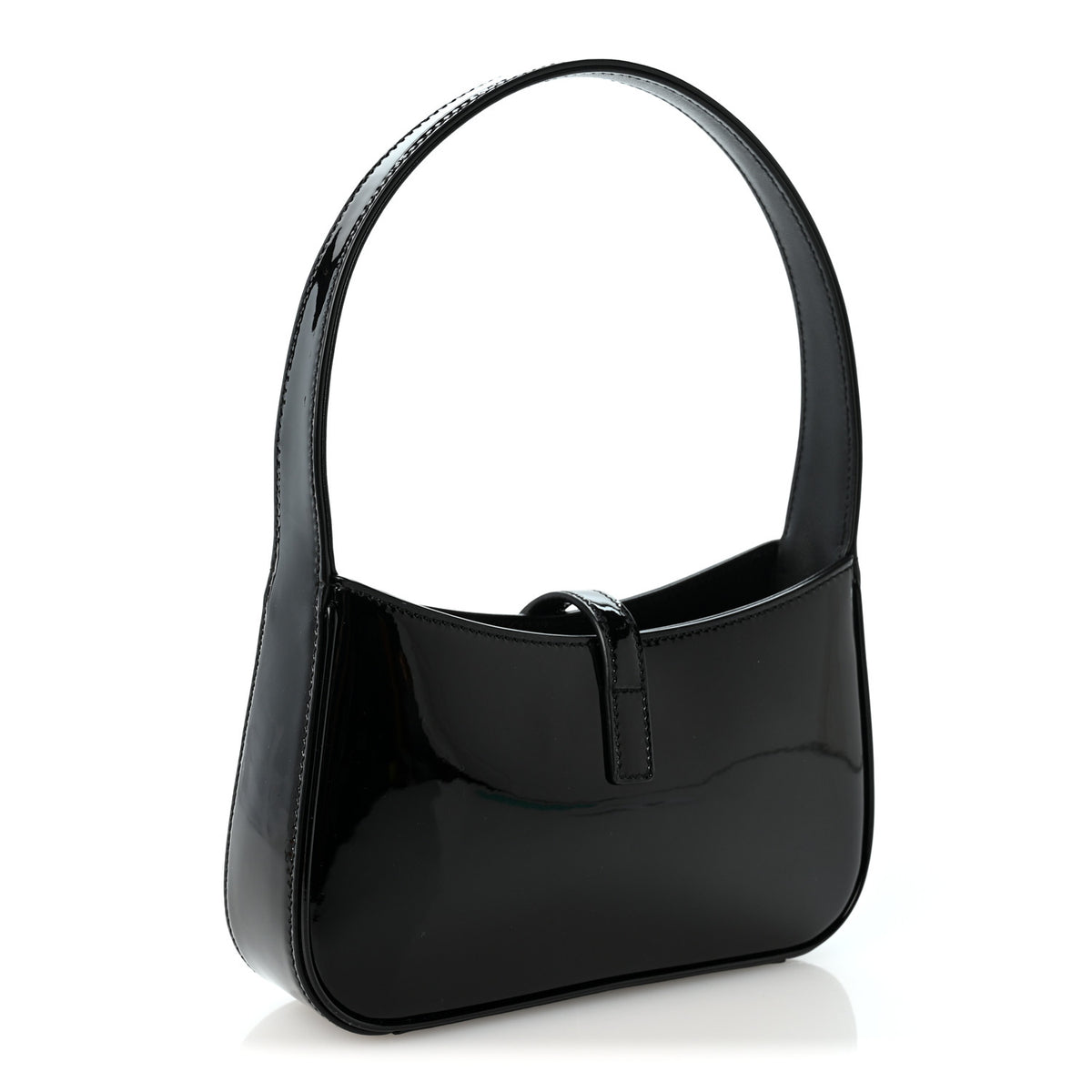 Saint Laurent Patent Le 5 A 7 Mini Hobo Black 2 of 8