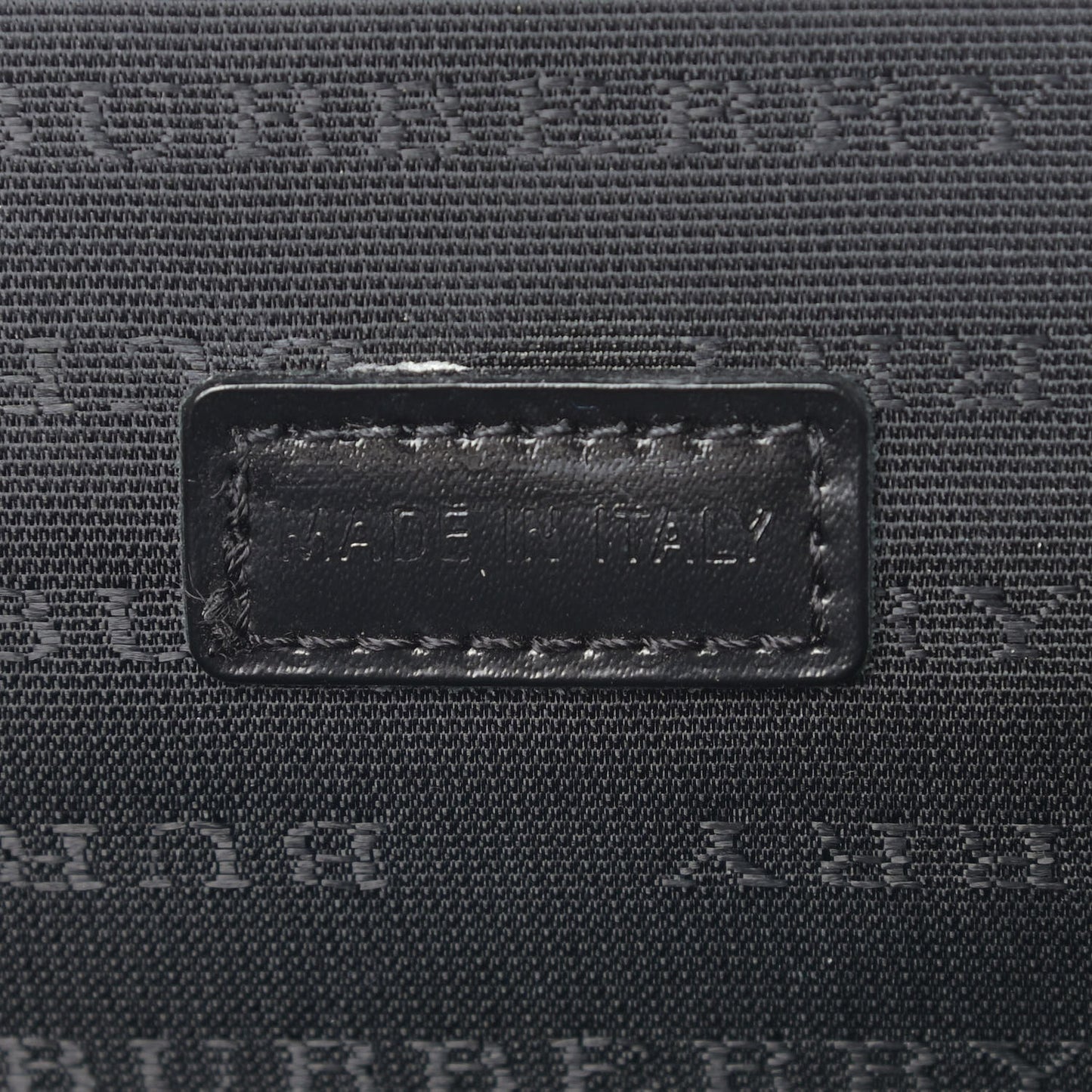 House Check Shoulder Bag Black