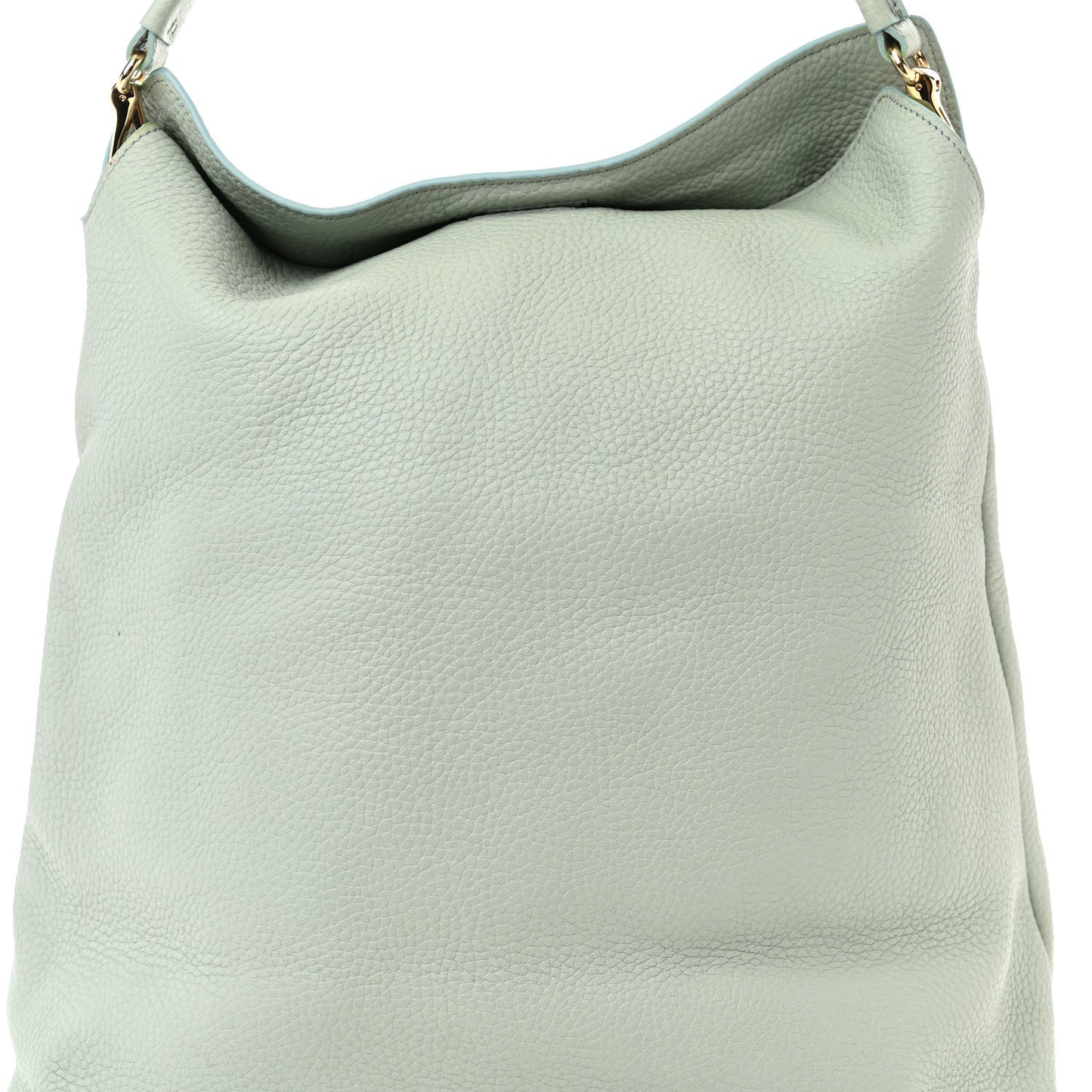 Grainy Calfskin Medium Cale Hobo Sky Blue