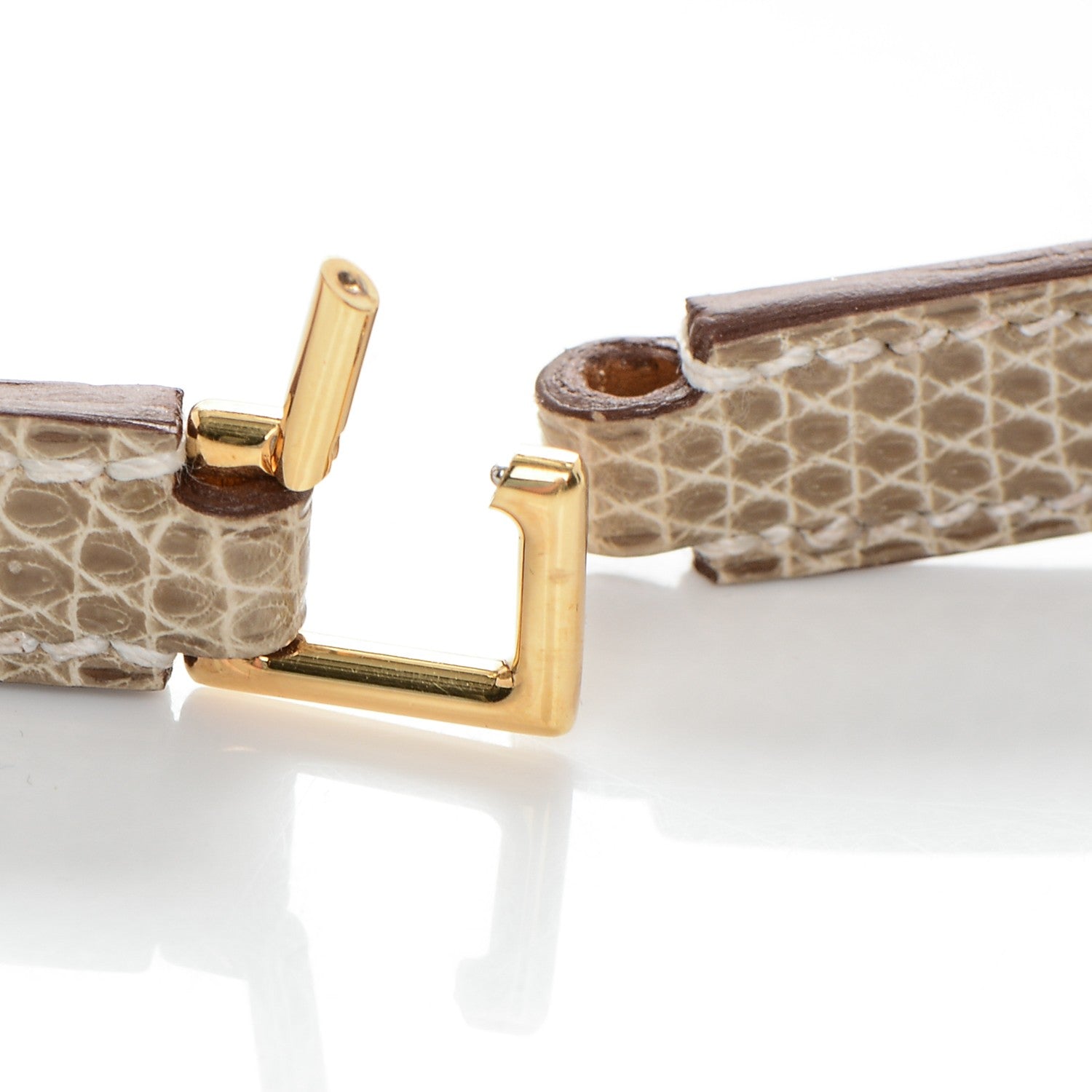 Hermes Lizard Rivale Double Tour Bracelet XS Ficelle 4 of 7