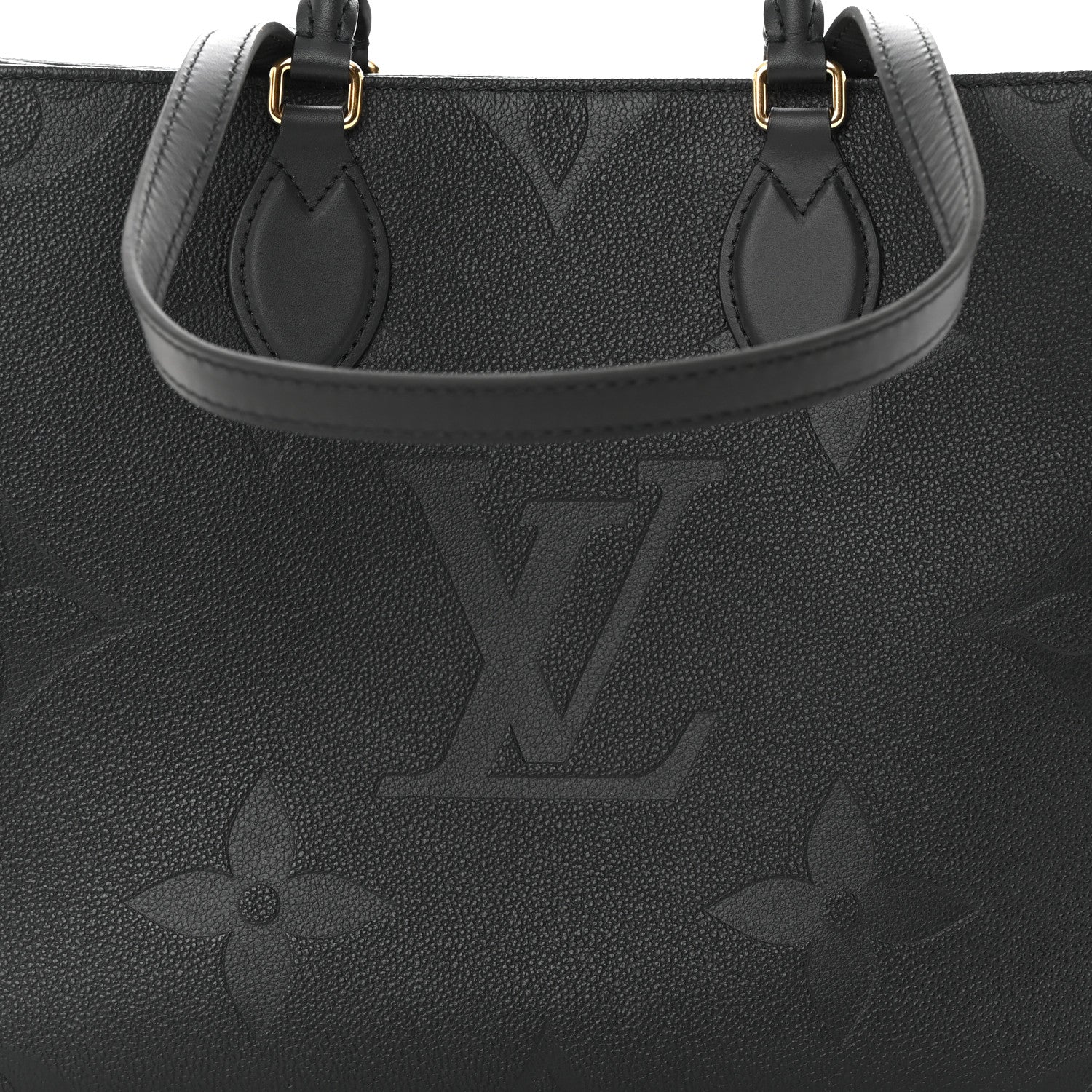 Louis Vuitton Empreinte Monogram Giant Onthego MM Black 7 of 9