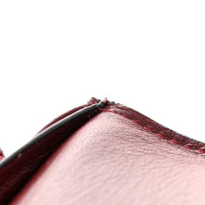 Loewe Calfskin Puzzle Continental Wallet Wine Garnet 13 of 13