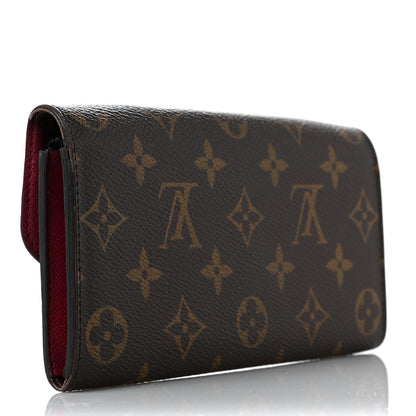 Louis Vuitton Monogram Emilie Wallet Fuchsia 3 of 9
