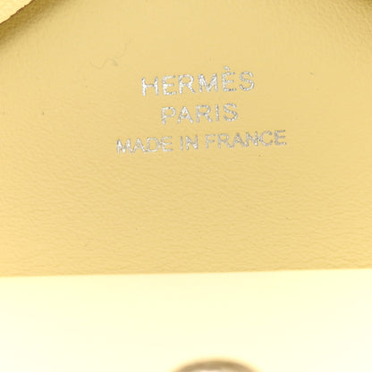 Hermes Swift Spring Panther Calvi Duo Card Case Jaune Milton 6 of 8