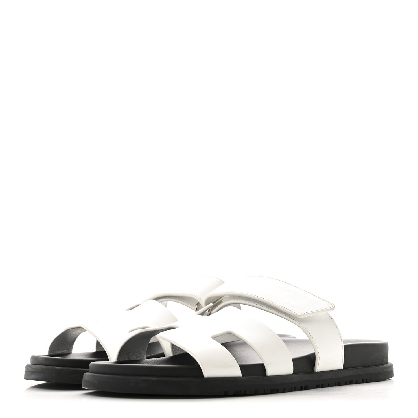 Calfskin Womens Chypre Sandals 39 White