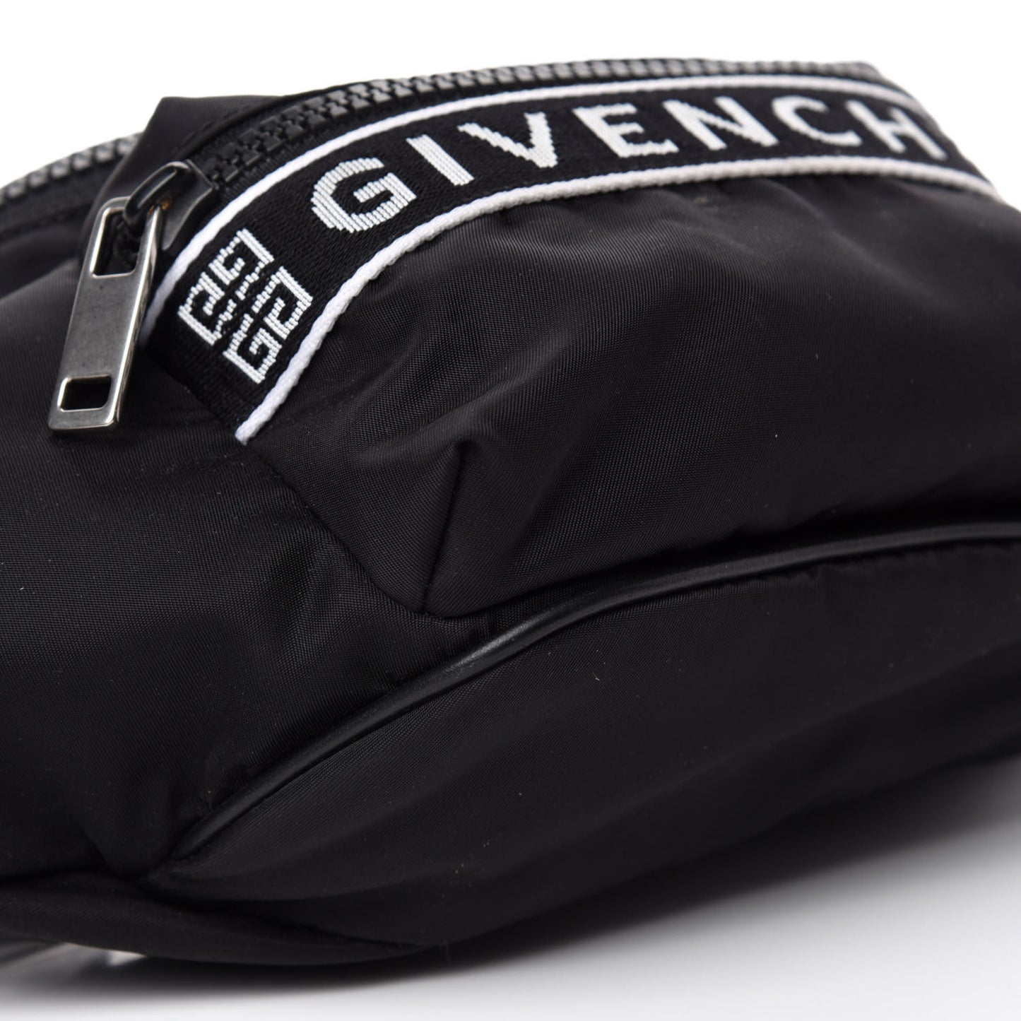 Nylon Light 3 Bum Bag Black White