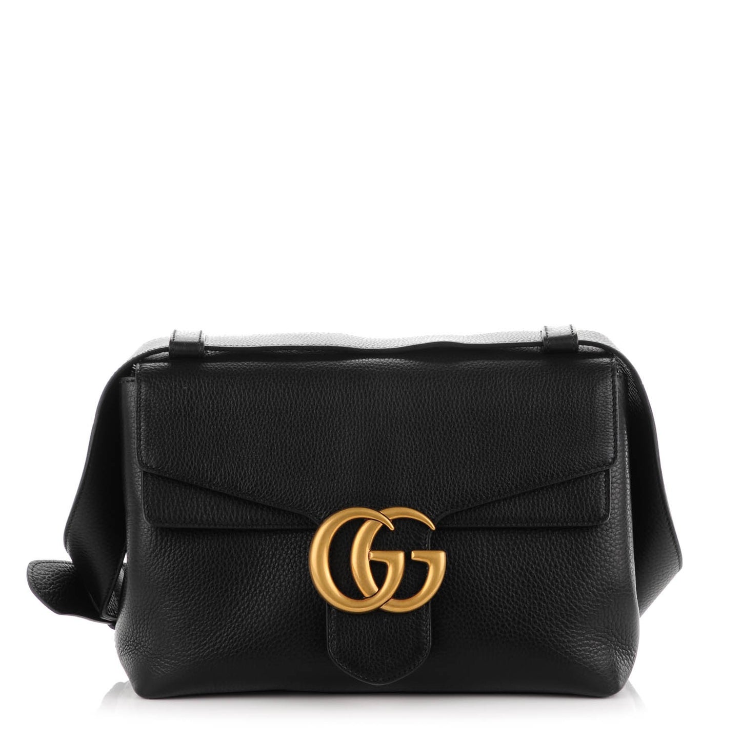 Cellarius Calfskin GG Marmont Shoulder Bag Black