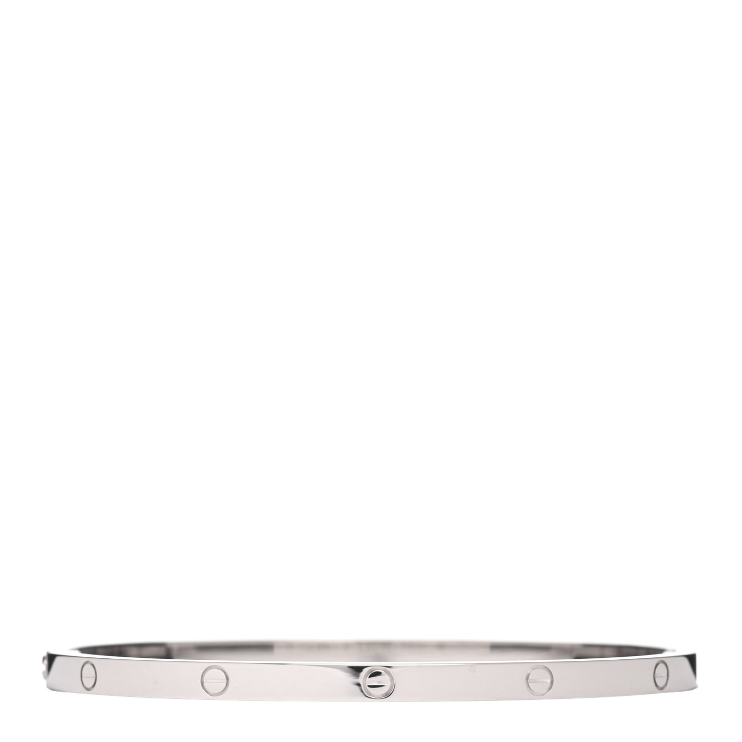 18K White Gold Small LOVE Bracelet 18