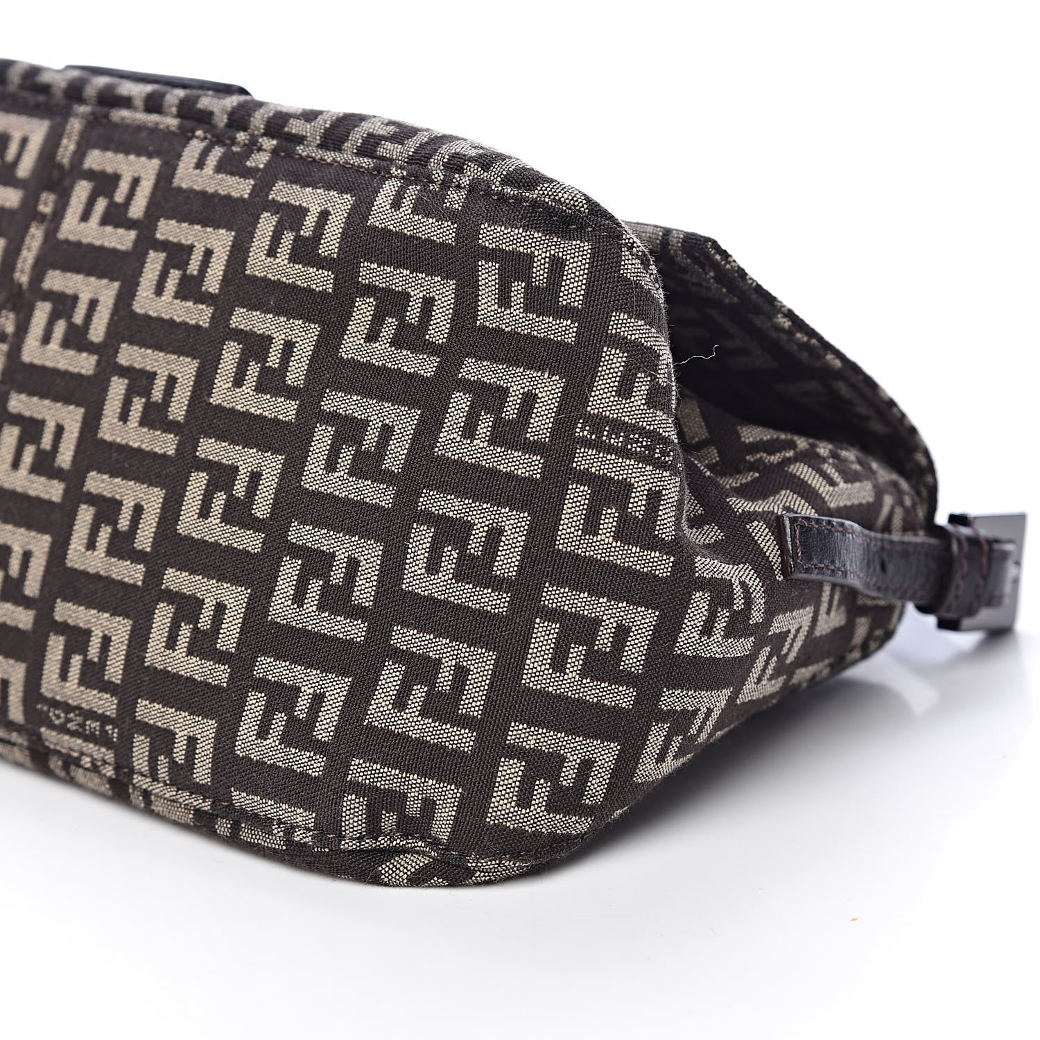 Fendi Zucchino Vitello Mini Mama Baguette Testa di Moro Beige 6 of 9