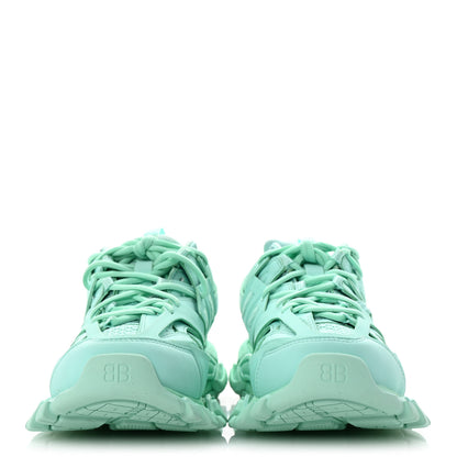 Balenciaga Rubber Mesh Fabric Monocolor Recycled Sole Womens Track Sneakers 40 Mint 3 of 13