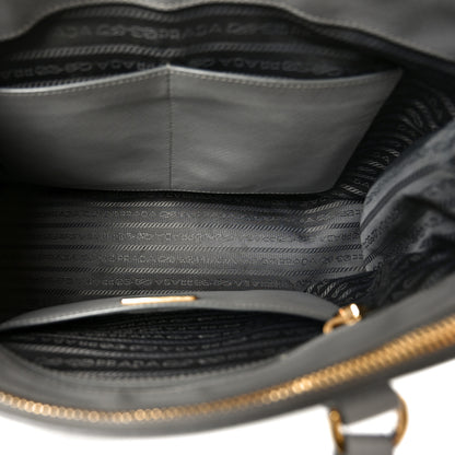 Prada Saffiano Medium Galleria Double Zip Tote Marmo 5 of 9
