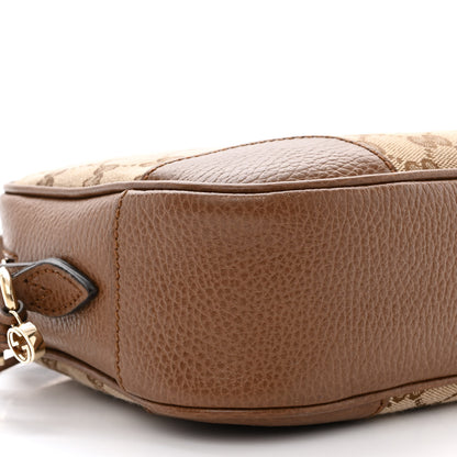 Gucci Monogram Mini Bree Messenger Bag Beige Tabacco 9 of 11