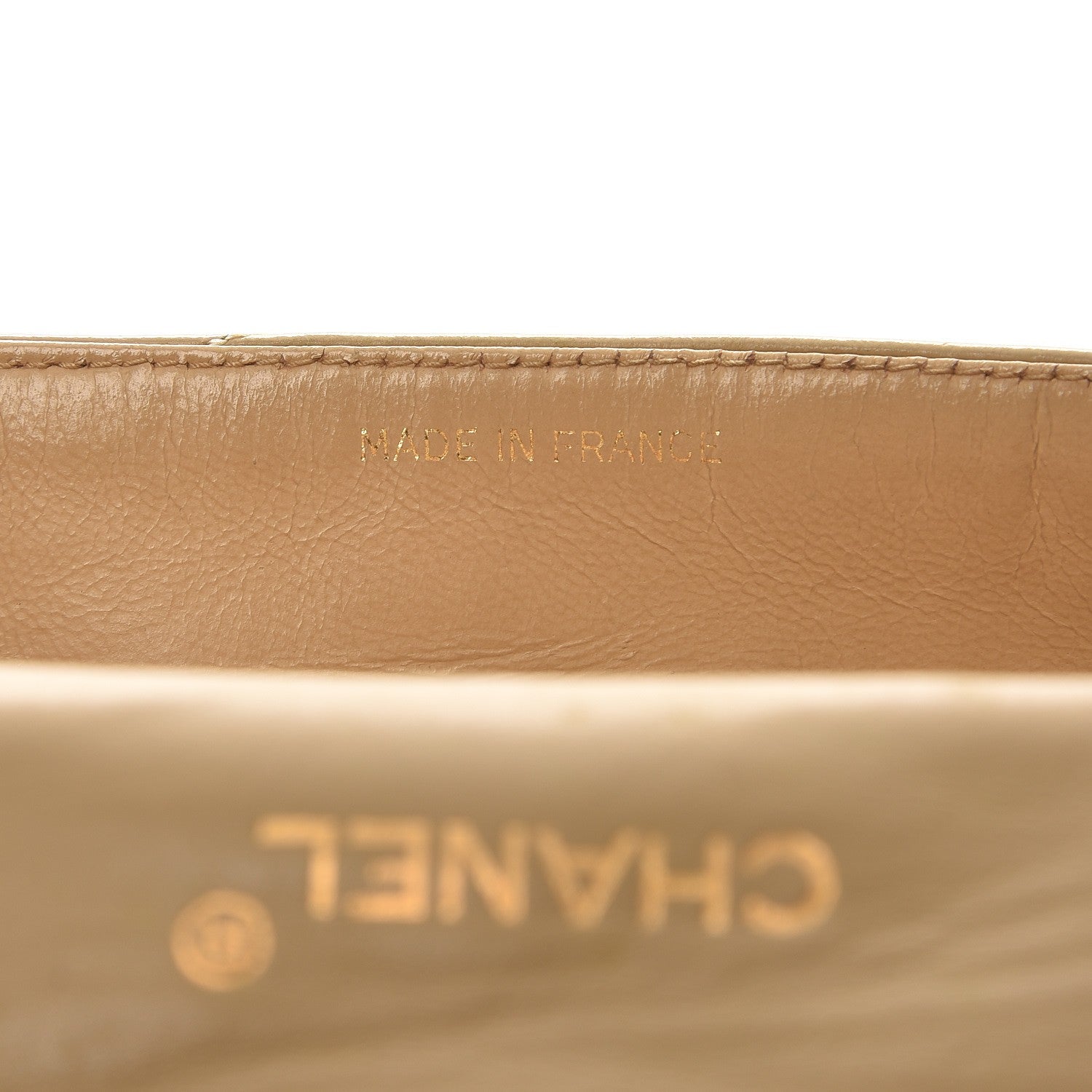 Chanel Lambskin Small Single Flap Beige 9 of 13