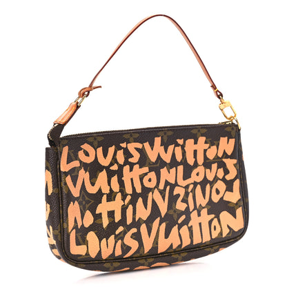 Louis Vuitton Monogram Graffiti Pochette Accessories Peach 3 of 11