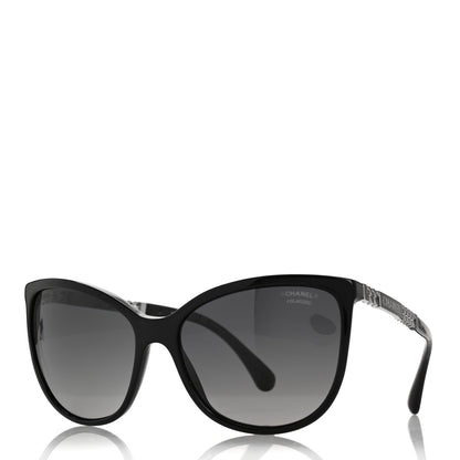 Chanel Chain Polarized Sunglasses 5352 Black 1 of 9