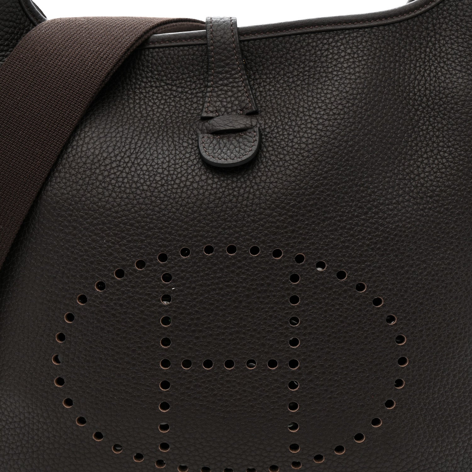 Hermes Taurillon Clemence EVELYNE III PM Ebene 8 of 11