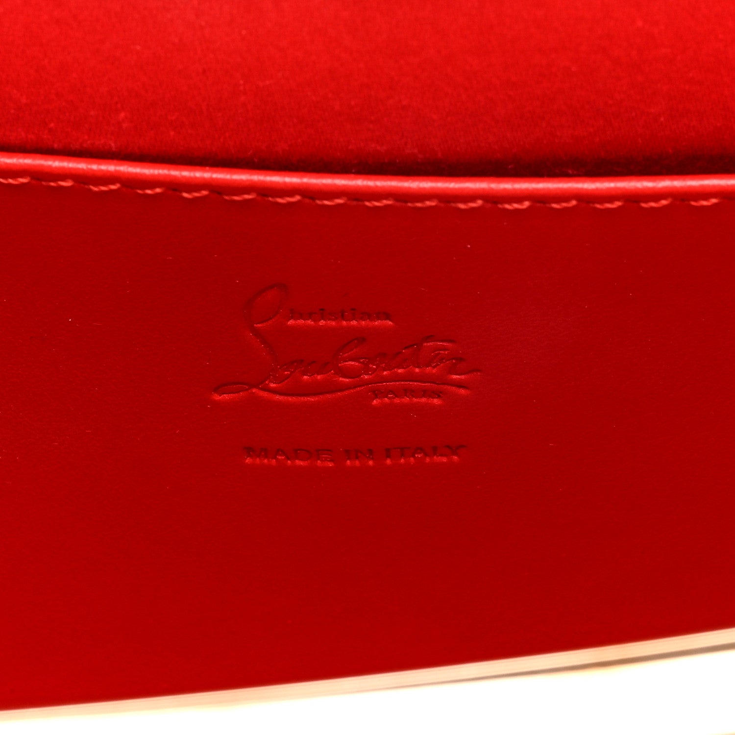 Christian Louboutin Suede Crystal Strass Small Palmette Clutch Moonlight Platine 6 of 8