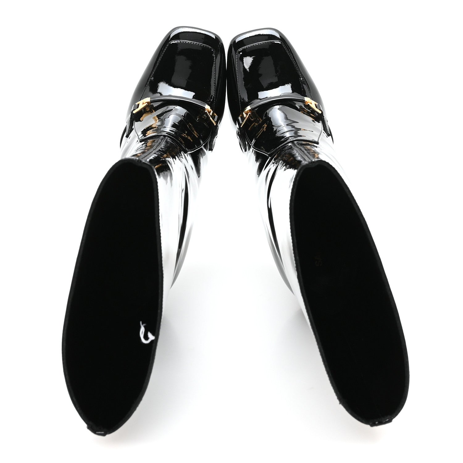 Saint Laurent Vernice Grupy Lala 105 Boots 39 Black 2 of 9