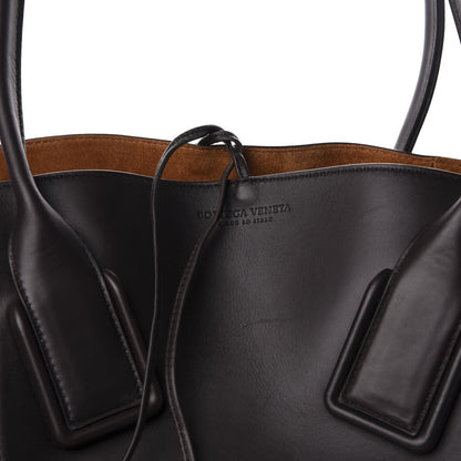 Bottega Veneta Smooth Calfskin Basket Tote Fondente 10 of 10