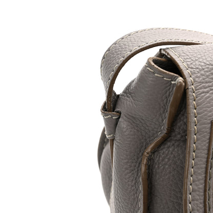 Chloe Calfskin Mini Marcie Round Crossbody Bag Grey 13 of 13