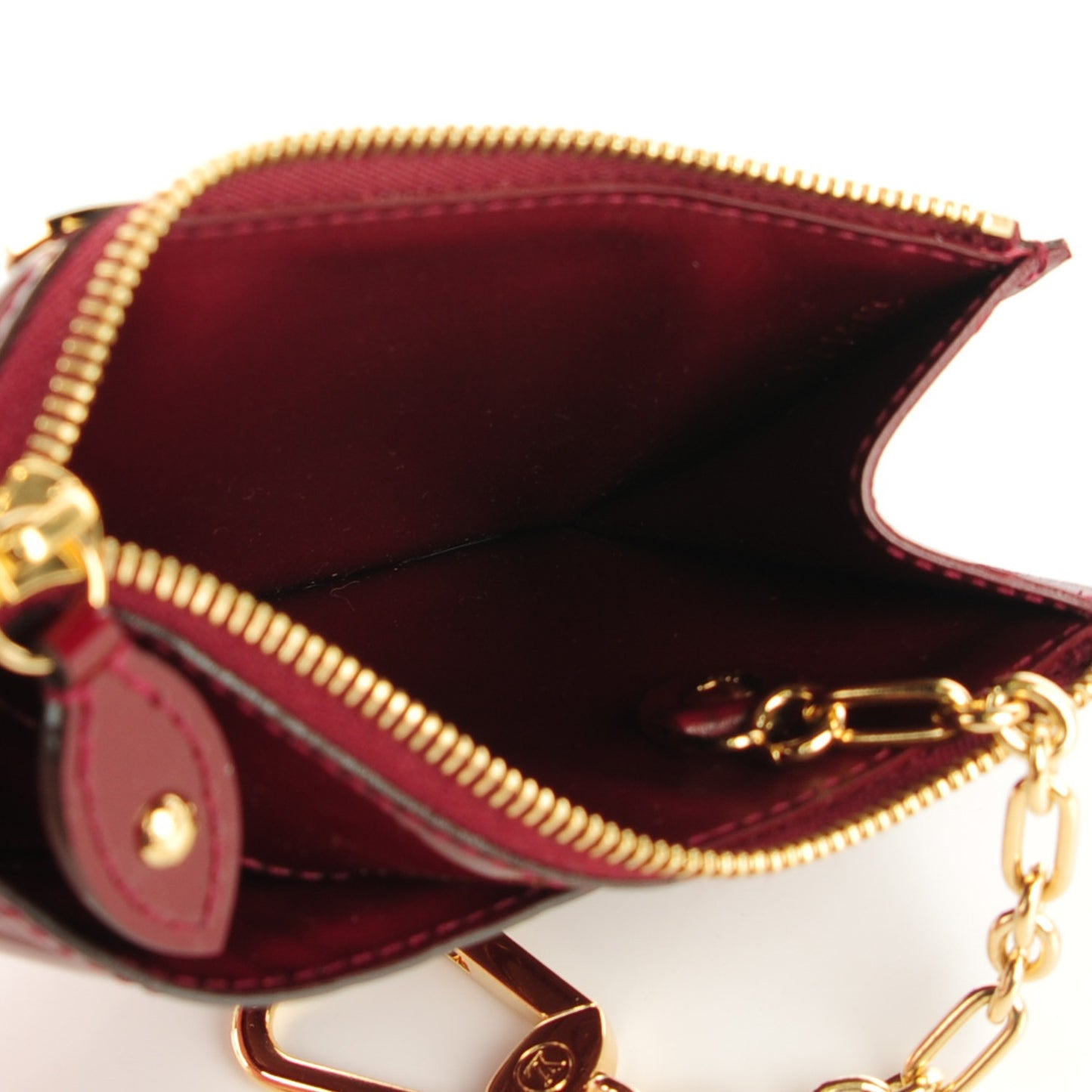Vernis Key Pouch Griotte