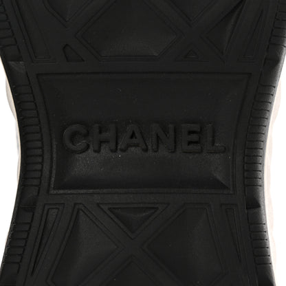 Chanel Velvet Calfskin Mixed Fibers CC Sneakers 37 Black 7 of 16