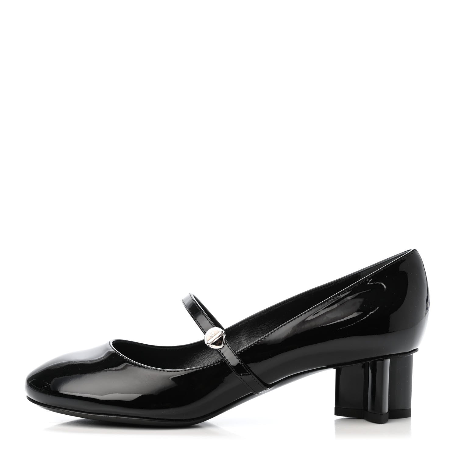 Louis Vuitton Patent Uniformes Silhouette 40mm Pumps 37 Black 1 of 4