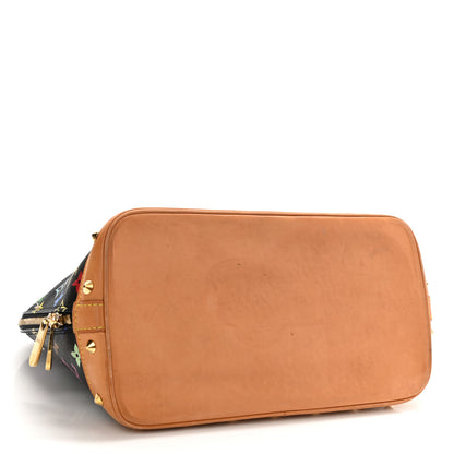 Louis Vuitton Monogram Multicolor Alma Black 4 of 8