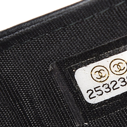 Chanel Caviar Quilted Small Boy Flap Wallet Black 8 of 8