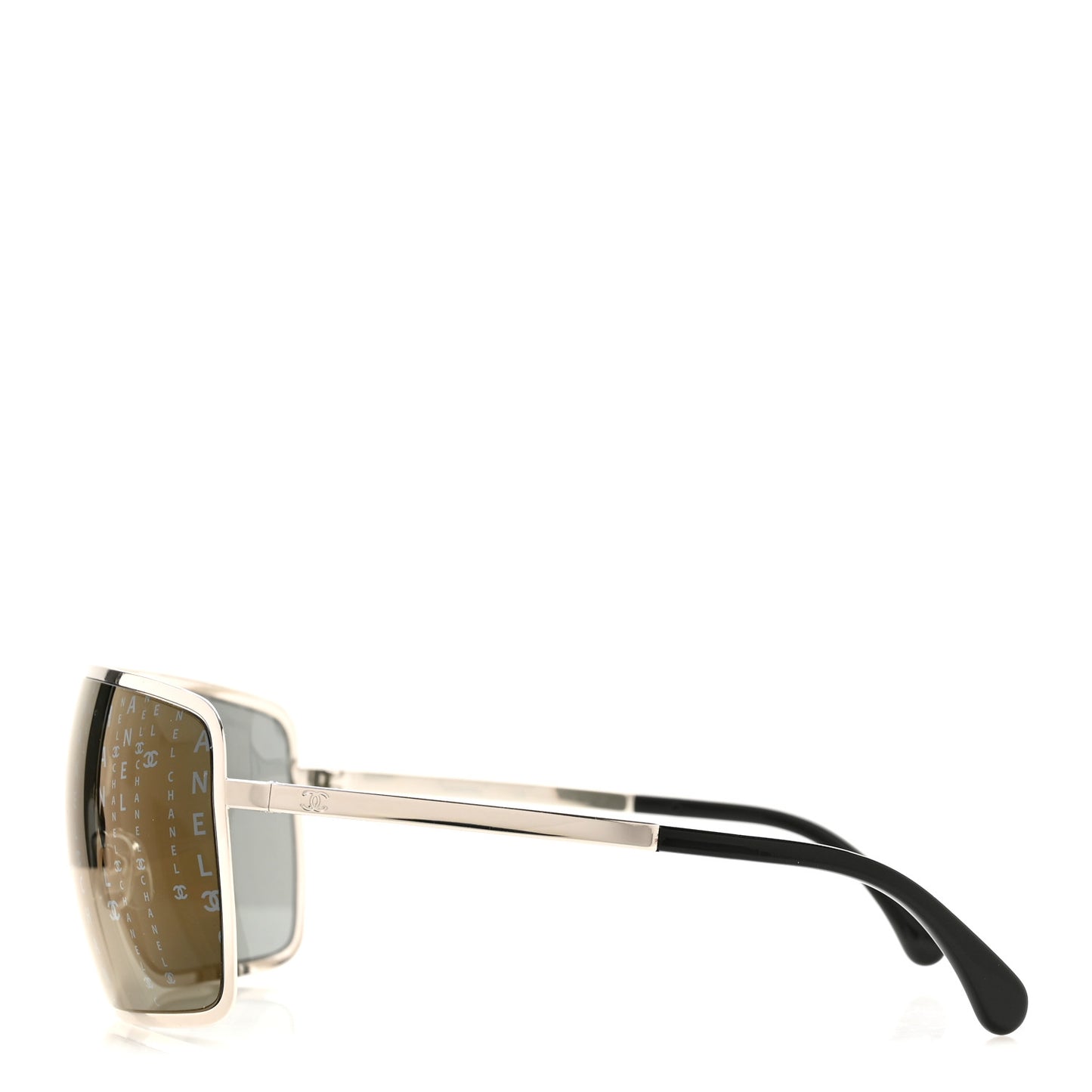 Metal Shield Runway Sunglasses 71213 Black