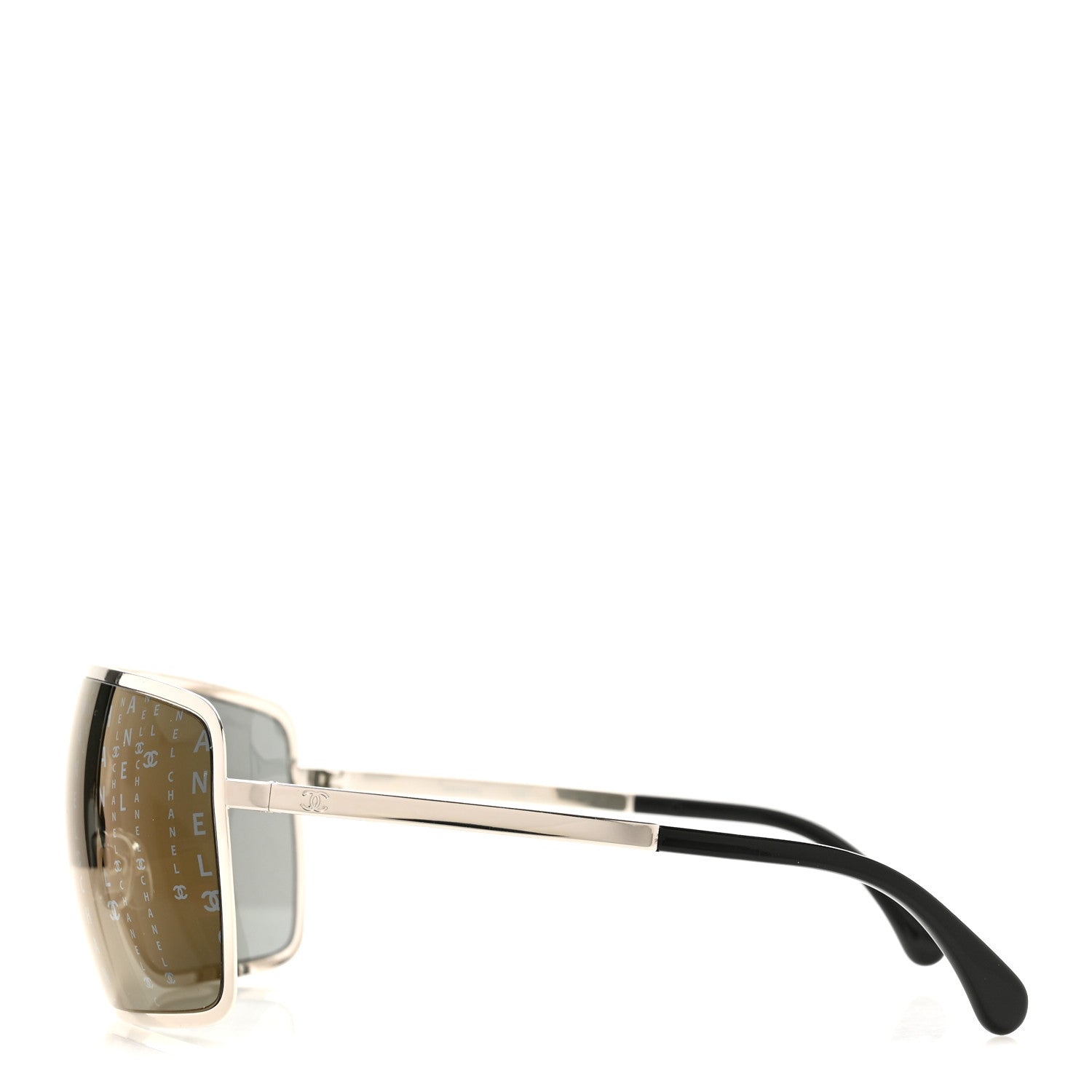 Chanel Metal Shield Runway Sunglasses 71213 Black 3 of 8