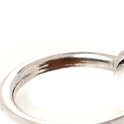 Chanel Metal CC Hoop Drop Earrings Silver 4 of 4