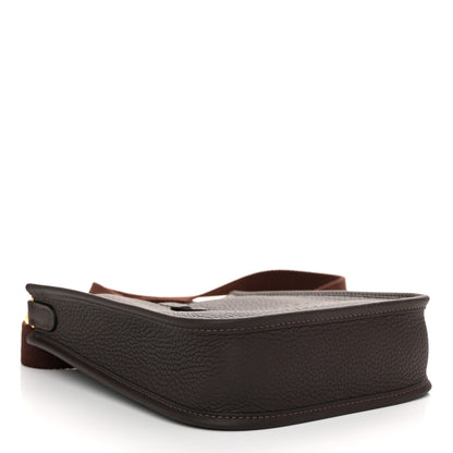 Hermes Taurillon Clemence Amazone Evelyne TPM Macassar Havane 4 of 11