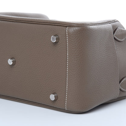 Hermes Taurillon Clemence Lindy 26 Etoupe 9 of 10