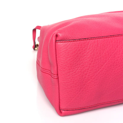 Gucci Pebbled Calfskin Medium Soho Chain Shoulder Bag Pink 8 of 9