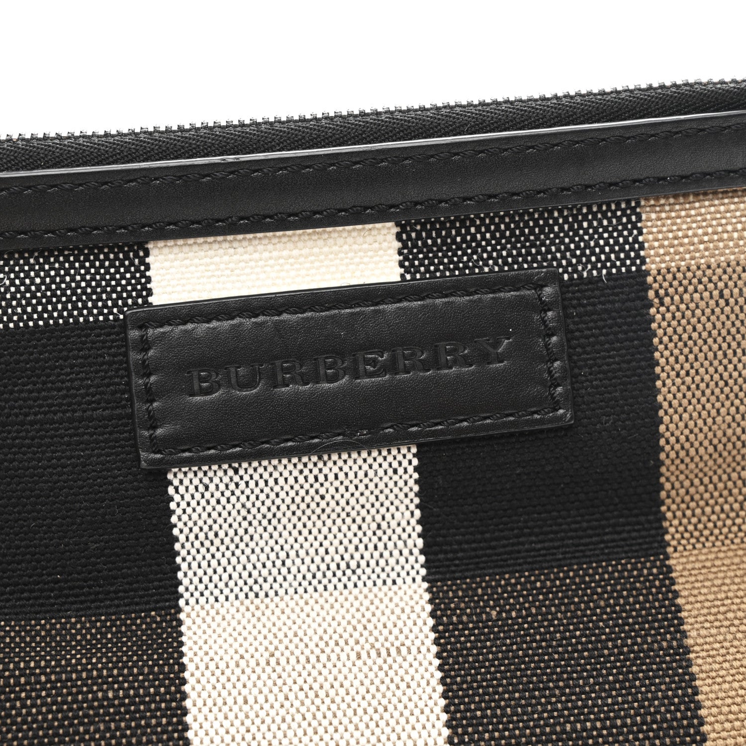 Burberry Canvas Mega Check Medium Maidstone Black 8 of 12