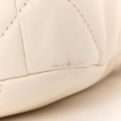 Chanel Goatskin Quilted Medium Chanel 19 Flap White 11 of 14