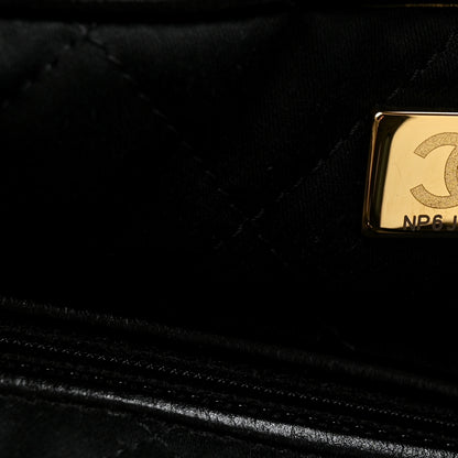 Chanel Shiny Calfskin Quilted Small Chanel 22 Black 8 of 11