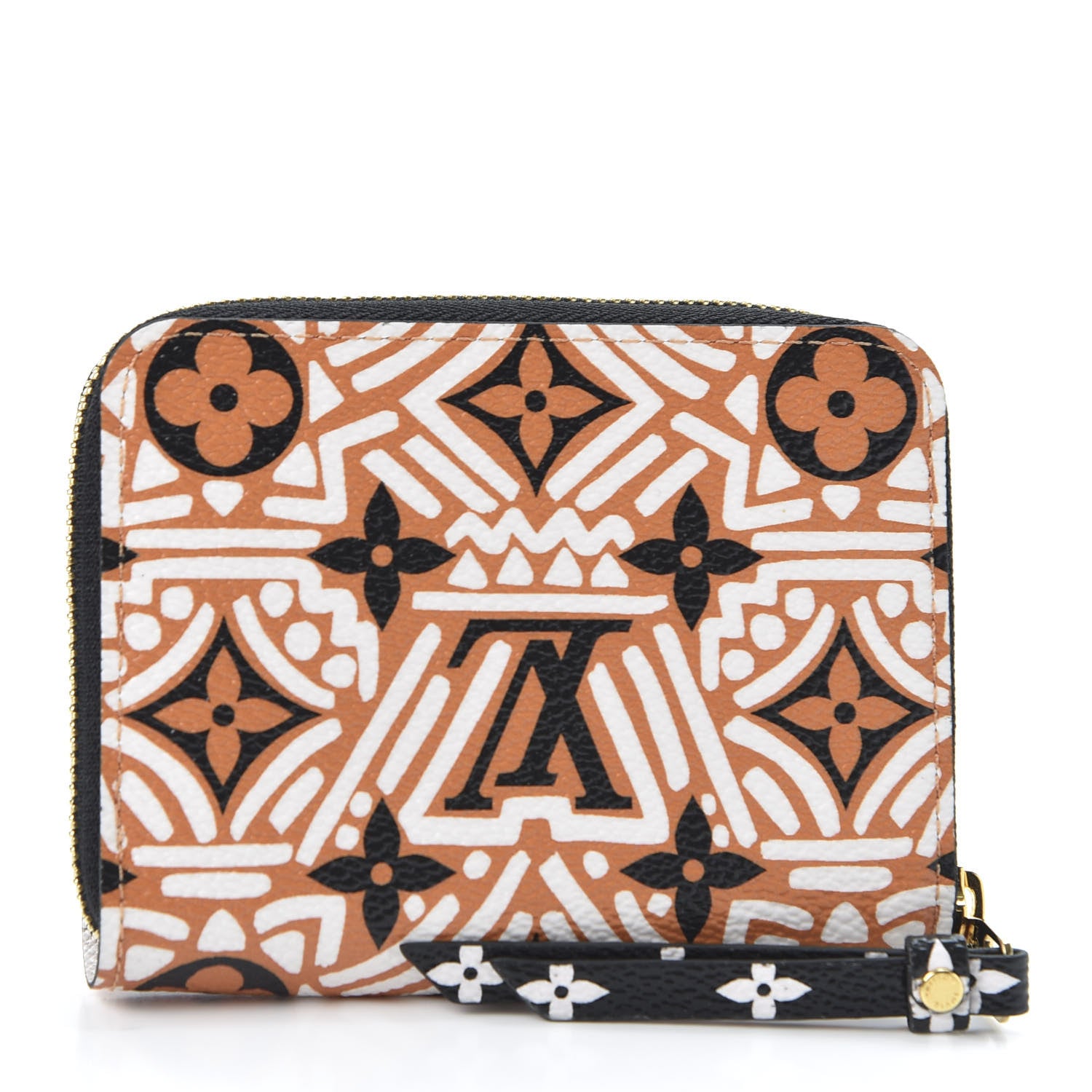 Louis Vuitton Monogram Giant Crafty Zippy Coin Purse Creme Caramel 2 of 9