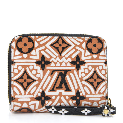 Louis Vuitton Monogram Giant Crafty Zippy Coin Purse Creme Caramel 2 of 9