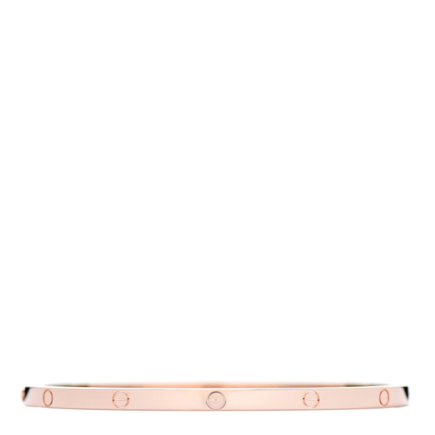 Cartier 18K Pink Gold Small LOVE Bracelet 18 1 of 3