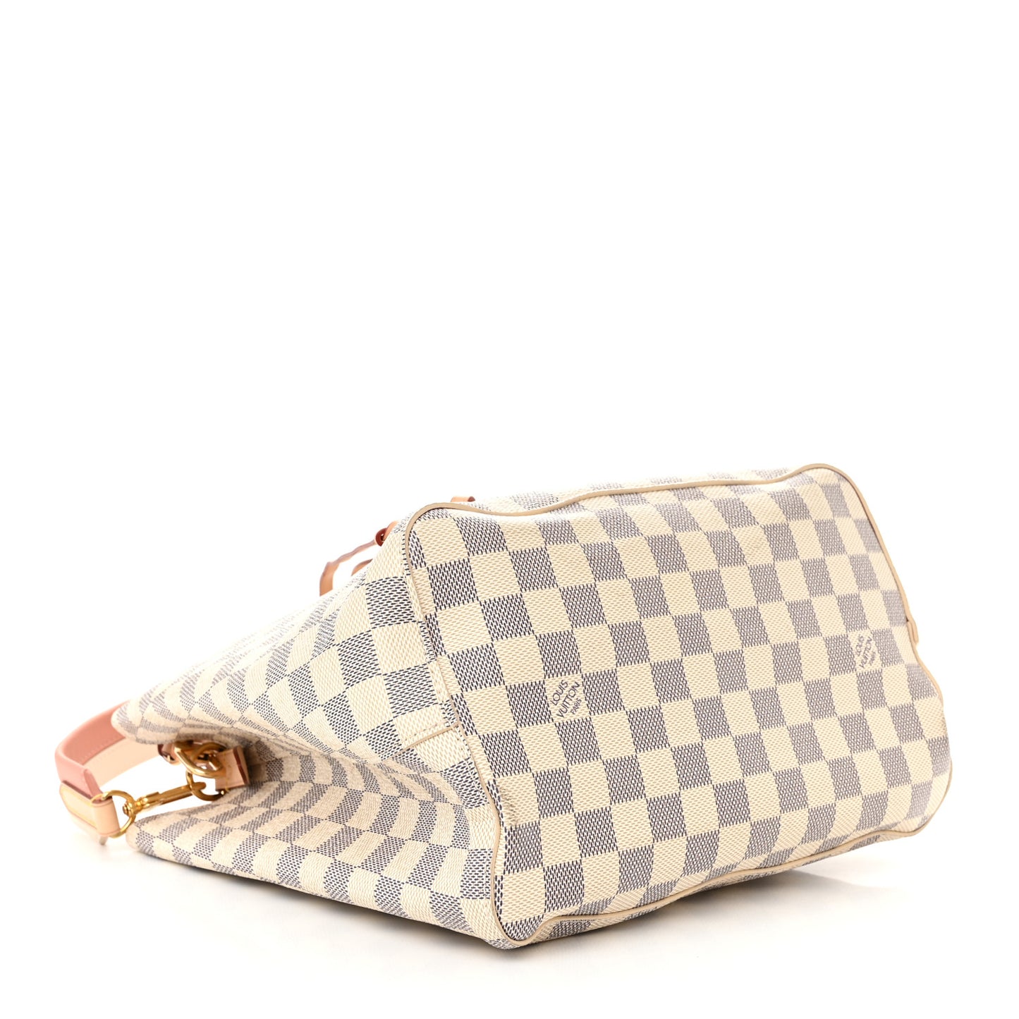 Damier Azur Braided Neonoe MM Peach Cream