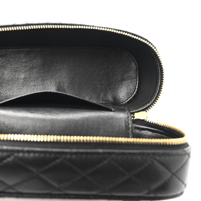 Saint Laurent Lambskin Quilted Mini Gaby Vanity Case Black 5 of 10