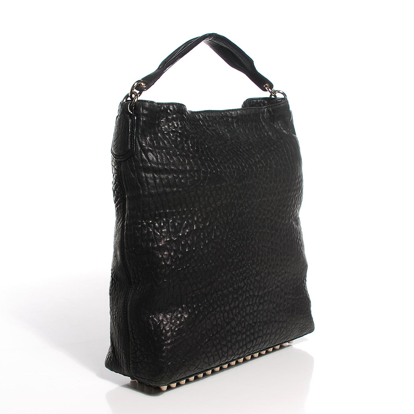 Pebbled Lambskin Darcy Hobo Black