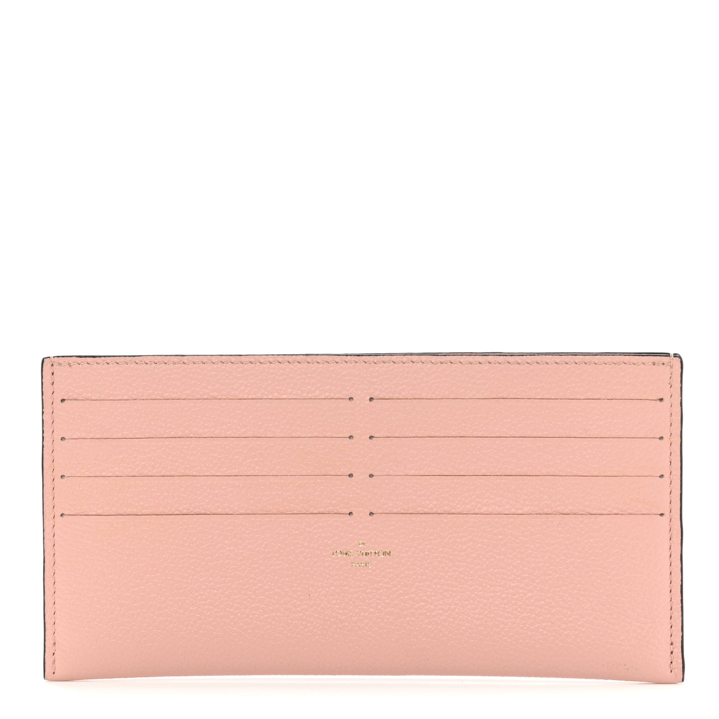 Calfskin Felicie Card Holder Insert Rose Ballerine
