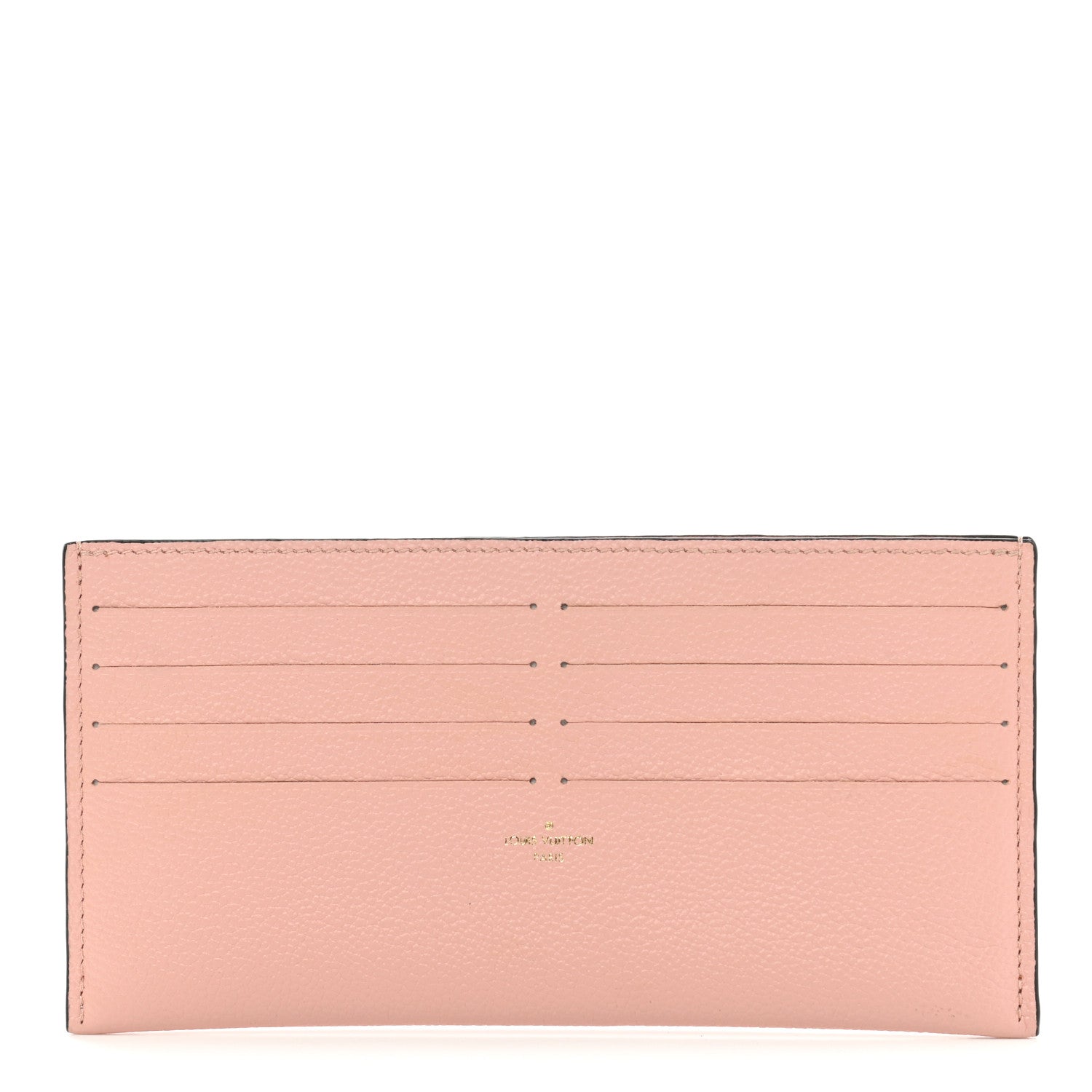 Louis Vuitton Calfskin Felicie Card Holder Insert Rose Ballerine 1 of 6