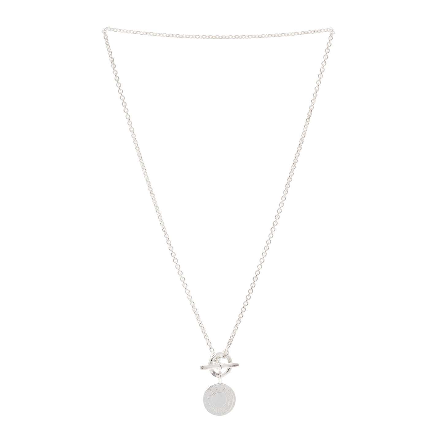 Sterling Silver Amulettes H Confettis Pendant Necklace