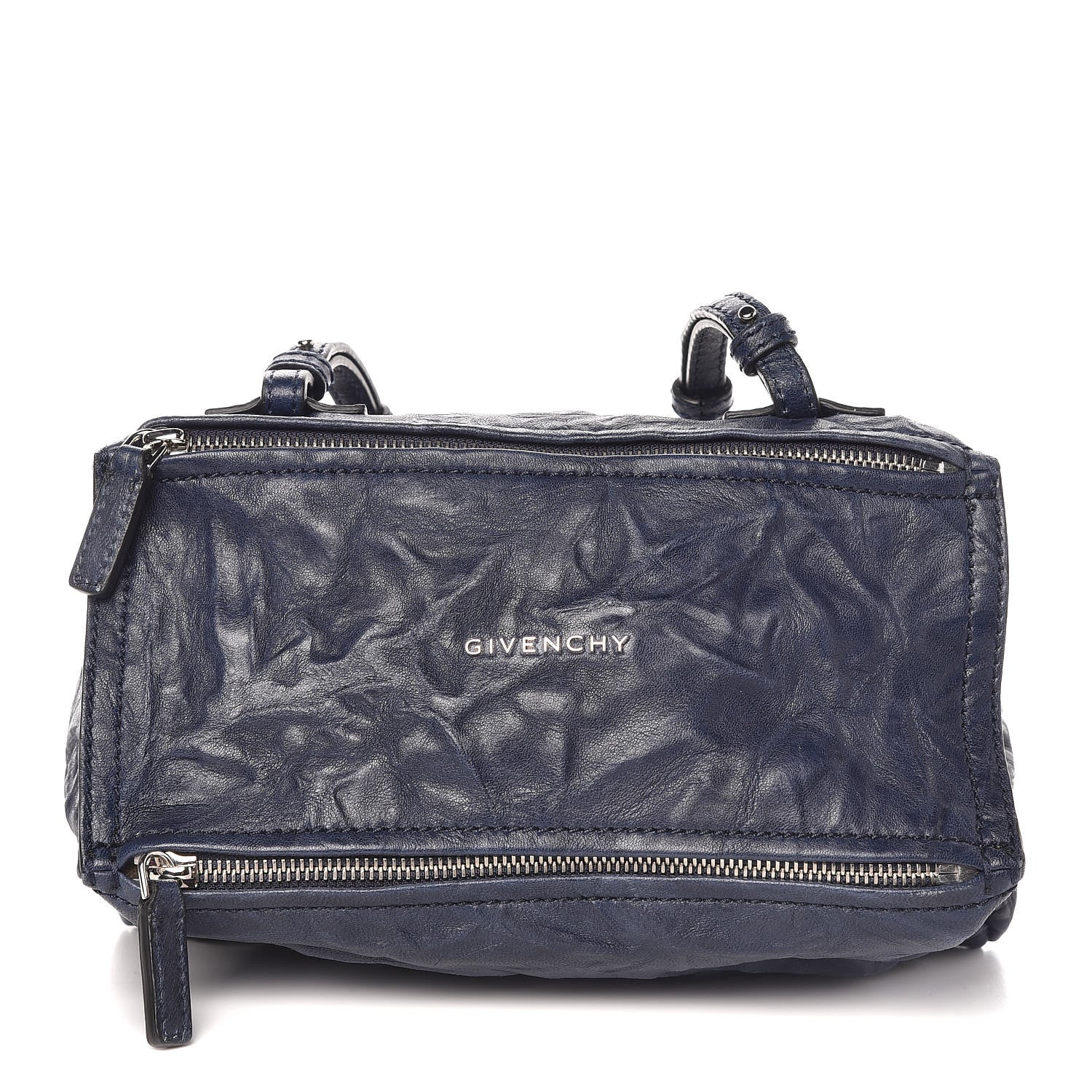 Givenchy Tumbled Sheepskin Mini Pandora Navy 1 of 10